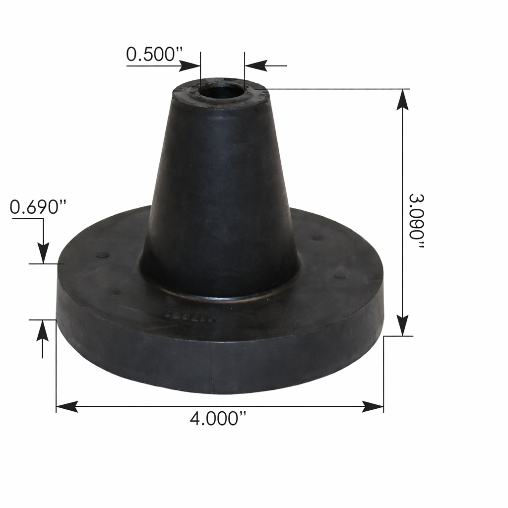 Hood Bumper Cone for Freightliner FLD – Hood Mount Cone Use with WA331 – Compatible with OEM A1710464000 A1710464001