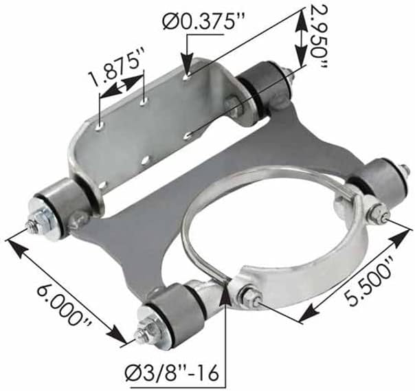 Exhaust Bracket Freightliner For 5.0in Stack A04-31118-000